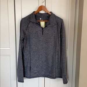 All in Motion 1/4 zip navy (L) NWT